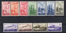 1940 AFRICA ORIENTALE ITALIANA AOI SET * S6 27/33+A16/A19 1° mostra triennale