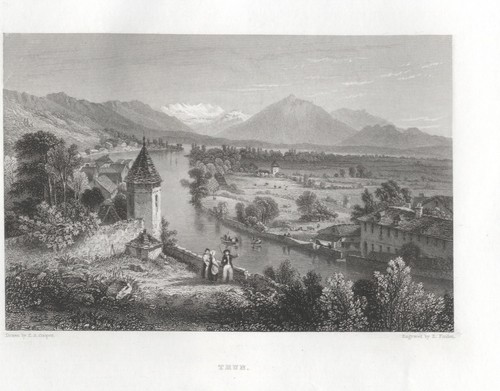 Thun oberland svizzera - svizzera, di