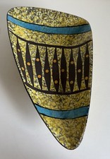 RARO CENTROTAVOLA CERAMICA BAY KERAMIK BODO MANS DECORO "ARIZONA" ANNI 50/60