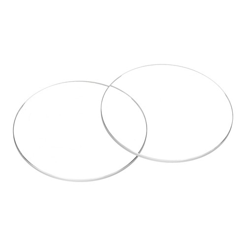 2pcs crystal glass watch 39mm - glass,