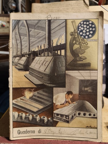 Quaderno vintage righe - quaderno,