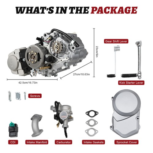 Kit motore 125cc tempi - motore,