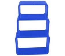 Blu Lucido Scaffale MDF Legno