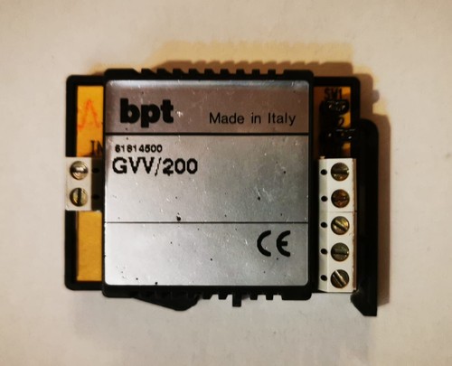 Bpt gvv 200 centralina - bpt, gvv/200