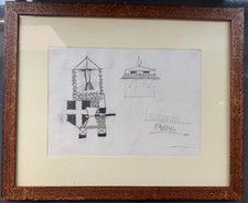 PINO PASCALI.  1935+1968. GUERRIERO MEDIOEVALE  STUDIO PER CAROSELLO MAGGIORA 65