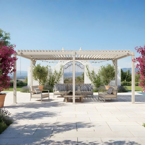 Pergola acciaio modello - pergola,