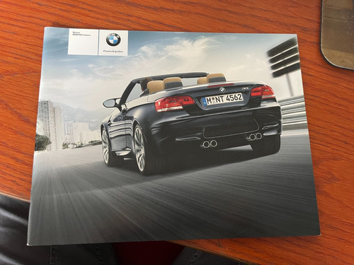 Brochure bmw e92 cabrio - brochure,