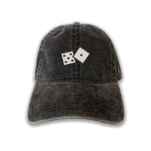Cappello ricamato dice design - dice,