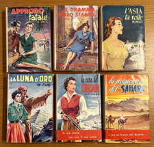 Lotto 6 libri Biblioteca delle Signorine - Salani Editori  anni 50- Nuovi (145A)