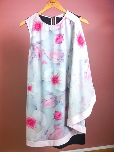 Abito ted baker rosa floreale - baker,