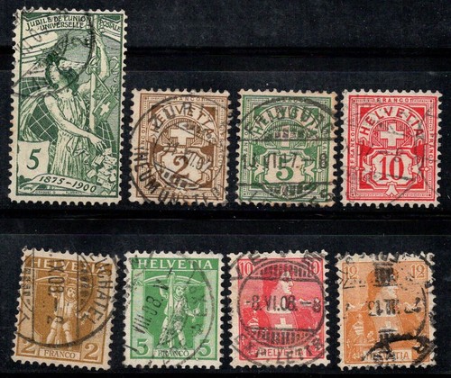 Svizzera 1900 1907 - 1900-1907, usato