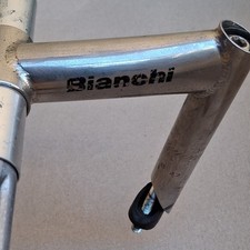 Handlebar Manubrio Italmanubri mod. Europa pipa stem Bianchi, Epoca Era Special