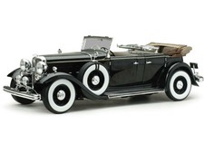 LINCOLN KB - by FORD / Top down - 1932 - black - Sun Star 1:18