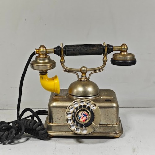 Antico rotante telefono - antico,