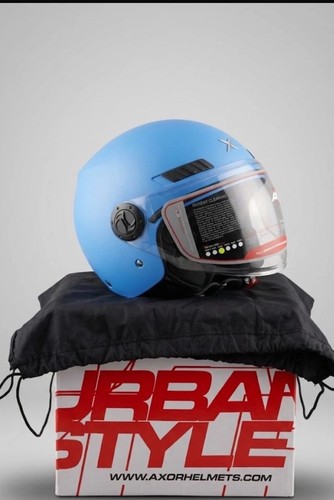 Casco kioto blu matt - kioto,