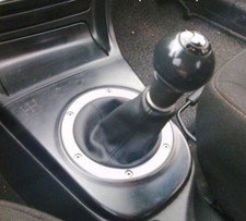 Cuffia leva cambio HYUNDAI COUPE 1 Serie dal 1996 al 2001 in VERA pelle NERA