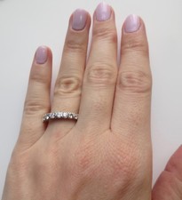 14K Oro Bianco e Nove Bianco