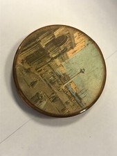 38 PORTACIPRIA VINTAGE IN METALLO DORATO