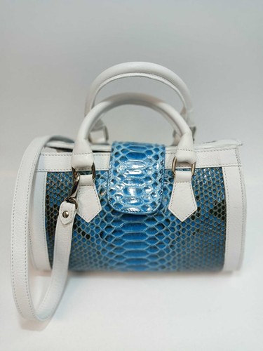 Borsa donna vera pelle di - in,