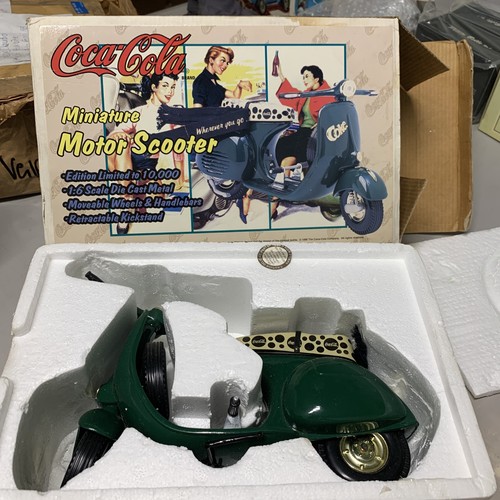 Coca cola vespa - coca-cola, modellino