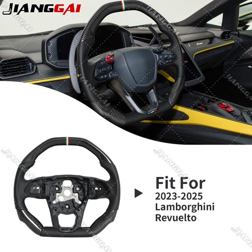 Volante vera fibra di - in,