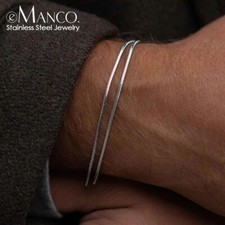 Bracciale Uomo Acciaio Titanio