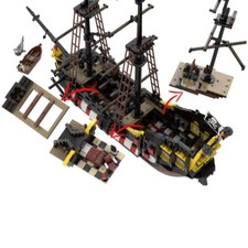 Medieval Barracuda-ship Model