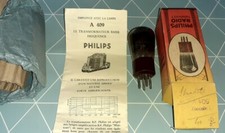 A409 philips MINIWATT  valvola NIB tube radio epoca anni 20 TESTED
