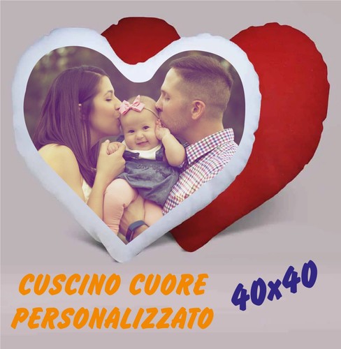 Cuscino forma cuore 40x40 - cuscino,
