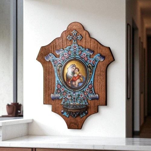 Objet religieux bénitier - objet, en