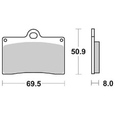 PASTIGLIE FRENO SBS 566 HF