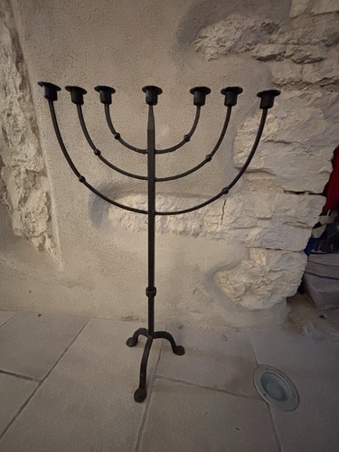 Menorah antica ferro - antica,