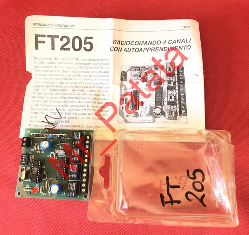 Ft205 radiocomando uhf 4 - ft205,