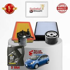 KIT TAGLIANDO FILTRI + OLIO PER NISSAN NOTE 1.5 dCi 63KW 86CV DAL 2006 ->