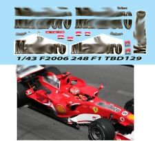 1/43 Decals per FERRARI F 248 F1 F2006 2006  SCHUMACHER TBD129