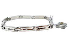 STROILI ORO BRACCIALE ACCIAIO MASCHILE CON MAGLIE