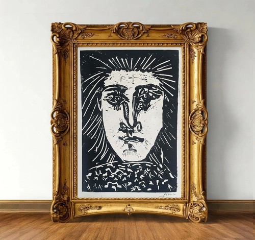 Pablo picasso linocut - picasso,