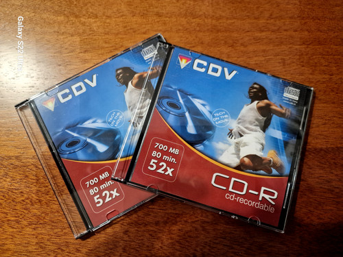 Confezione 2 dischi - cd-r,
