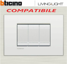 Bticino Living Light Compatibile Bianco Presa Schuko Tv Pulsante DEVIATORE USB