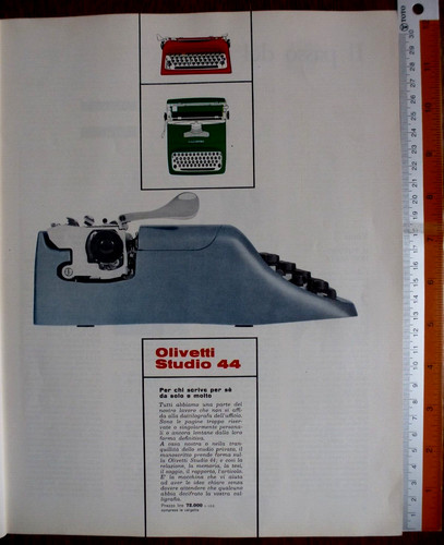 Pubblicità olivetti studio - pubblicità,