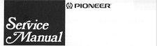 PIONEER SA-410, 530, 610, 710, 800 Schematic Service Schaltplan Schematique
