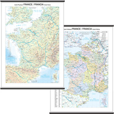 CARTA MURALE GEOGRAFICA