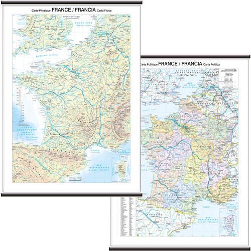 Carta murale geografica - carta,