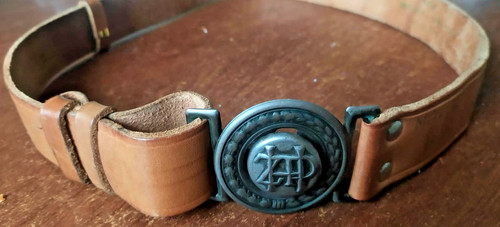 Polish scout main belt - main, leather