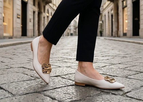 Ballerine beige renato - ballerine,