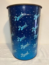 BIDONE POUFF PUBBLICITARIO BACI PERUGINA VINTAGE IN LATTA CONTENITORE SCATOLA