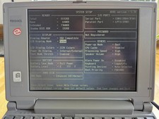 retrogaming portable toshiba satellite t2130cs msdos 6 windows 3.1 486 dx 4 75