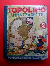 GLI ALBI D'ORO DI TOPOLINO. 19 ALBI RILEGATI DEL 1937/40.