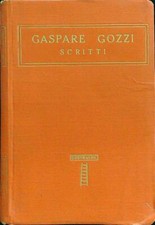 SCRITTI GOZZI GASPARE ISTITUTO EDITORIALE ITALIANO 0000 COSTRUIRE RILEGATO