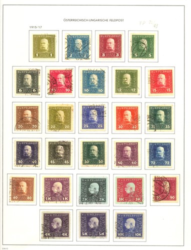 Austria 1915 u k - 1915/19, k.u.k